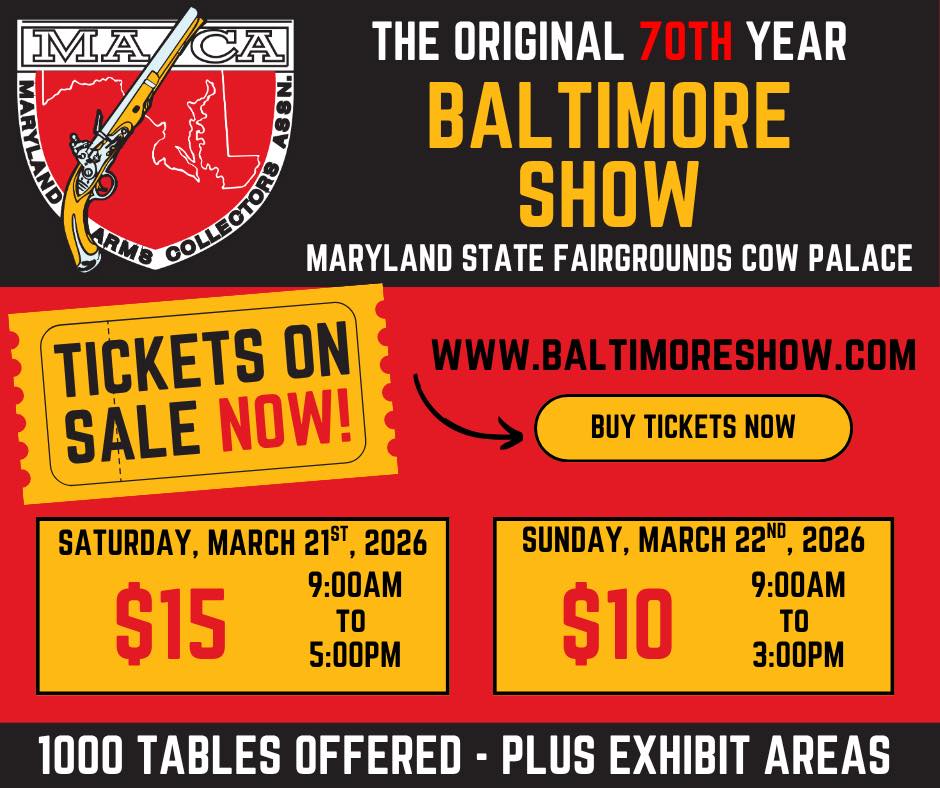 MD Antique Arms Show!