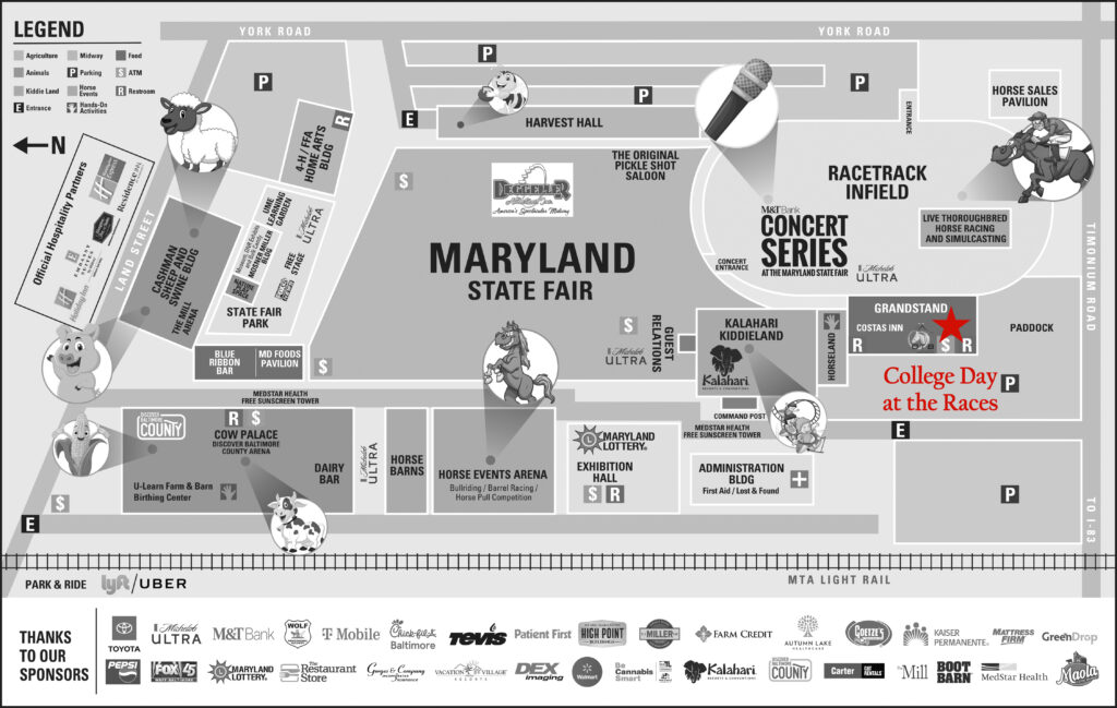 College Day At The Races 2 2026 Map College Day